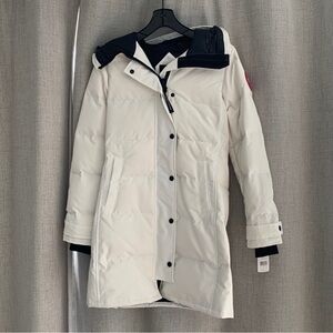 Canada Goose Shelburne Women's White Puffer Coat